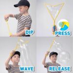 Меч за сапунени балончета - Uncle Bubble Unbelievabubble sword играчка за балончета магически меч за огромни балончета меч за големи балончета в комплект с пълнител за течност и с включена готова течност за балончета цена цени