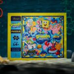 Пъзел - Spongebob Squarepants - Theory11 puzzle класически пъзел с луксозна торбичка за съхранение висококачествен пъзел интерактивен пъзел цена цени спонджбоб квадратни гащи анимационен