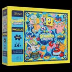 Пъзел - Spongebob Squarepants - Theory11 puzzle класически пъзел с луксозна торбичка за съхранение висококачествен пъзел интерактивен пъзел цена цени спонджбоб квадратни гащи анимационен