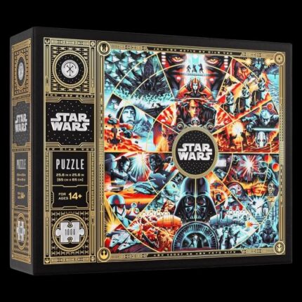 Пъзел - Star Wars - Theory11 puzzle класически пъзел с луксозна торбичка за съхранение и фолио със златисти акценти висококачествен пъзел стар уорс цена цени
