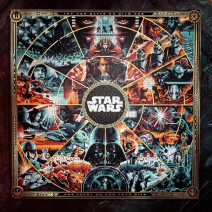 Пъзел - Star Wars - Theory11 puzzle класически пъзел с луксозна торбичка за съхранение и фолио със златисти акценти висококачествен пъзел стар уорс цена цени