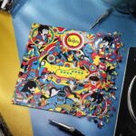 Пъзел - Yellow Submarine - Theory11 puzzle класически пъзел с луксозна торбичка за съхранение висококачествен пъзел цена цени бийтълс жълтата подводница beatles