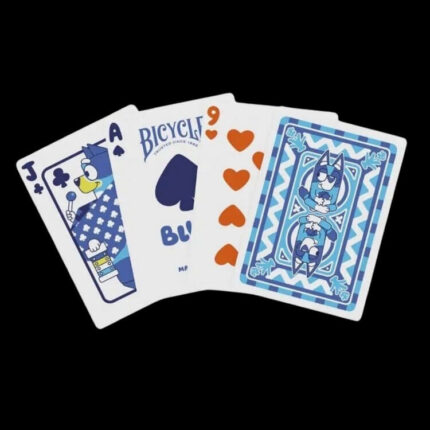 Карти за игра - Bluey - Bicycle playing cards цена цени карти за трикове cardistry покер белот игри с карти карти с тематика Блуи Bluey franchise tv kids show animation cartoon анимация анимационни филмчета