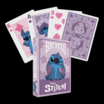 Карти за игра - Disney Stitch Purple - Bicycle playing cards lilo and stitch franchise disney themed stitch playing cards цена цени карти за игра за белот покер трикове с карти cardistry с тематика стич дисни анимация анимационни филмчета анимационен филм