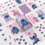 Карти за игра - Disney Stitch Purple - Bicycle playing cards lilo and stitch franchise disney themed stitch playing cards цена цени карти за игра за белот покер трикове с карти cardistry с тематика стич дисни анимация анимационни филмчета анимационен филм