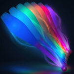 Светещи LED бухалки - Lumi PRO USB Rechargeable - Threeworlds LED clubs бухалки за жонглиране juggling clubs led lighting clubs for juggling 20+ color modes множество светлинни ефекти презаредими презаредима батерия 2 LED Модула rechargeable usb charging batteries цена цени циркови изкуства представления