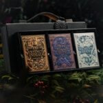 Карти за игра - Moooi Collector's Edition box set - Theory11 playing cards професионални карти за игра от марката бранда Theory11 Moooi подходящи за магия трикове с карти кардистри cardistry белот покер и игри с карти цена цени комплект от 3 тестета в луксозна кутия за колекционери и ценители на изкуството рисунки на изчезнали видове