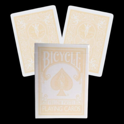 Карти за игра - Standard Yellow Pastel - Bicycle playing cards белот покер магия трикове с карти cardistry цена цени колекция pastel с пастелни меки цветове