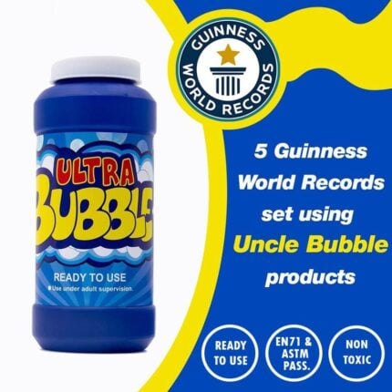 Течност за сапунени балончета - 236мл - Uncle Bubble ready-to-use bubble solution