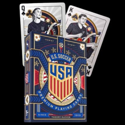Карти за игра - U.S. Soccer - Theory11 playing cards покер магия трикове с карти cardistry цена цени футболен отбор съединени американски щати САЩ спорт