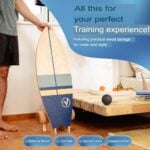 Баланс борд комплект с дъска, ролка, баланс топка и поставка Valuents balance board set тренировка за цялото тяло корков баланс борд от кленова дървесина 7 пласта с коркова ролка ролер комплект цена цени за баланс игри и развитие на баланса фитнес тренировки цена цени комплект с поставка и тренировъчна топка сърф скейтборд баланс