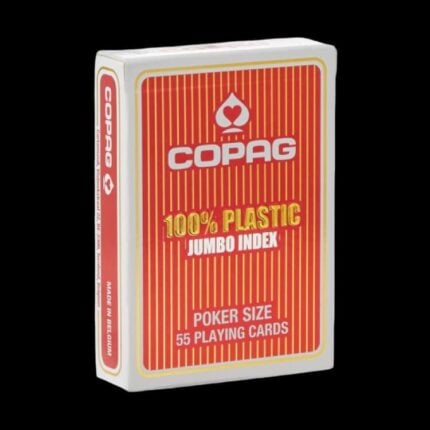 Карти за игра - 2 Corner Jumbo Red - Copag playing cards покер магия трикове с карти cardistry цена цени пластмасови карти за покер с джъмбо индекс пластмасови карти за игра 100% plastic playing cards