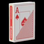 Карти за игра - 2 Corner Jumbo Red - Copag playing cards покер магия трикове с карти cardistry цена цени пластмасови карти за покер с джъмбо индекс пластмасови карти за игра 100% plastic playing cards
