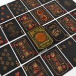 Карти за игра - Bourbon Black Label - Bicycle playing cards покер магия трикове с карти cardistry цена цени бърбън напитка алкохол version 2 two версия 2 черни карти reversed black back