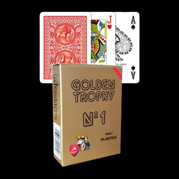 Карти за игра - Golden Trophy Red - Modiano playing cards покер магия трикове с карти cardistry цена цени пластмасови карти за покер със стандартен 4 corner индекс пластмасови карти за игра 100% plastic playing cards 4 corner standard index Карти за игра - Golden Trophy Red - Modiano playing cards покер магия трикове с карти cardistry цена цени пластмасови карти за покер със стандартен 4 corner индекс пластмасови карти за игра 100% plastic playing cards 4 corner standard index