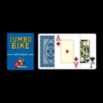 Карти за игра - Jumbo Bike Blue - Modiano playing cards покер магия трикове с карти cardistry цена цени пластмасови карти за покер с джъмбо индекс пластмасови карти за игра 100% plastic playing cards