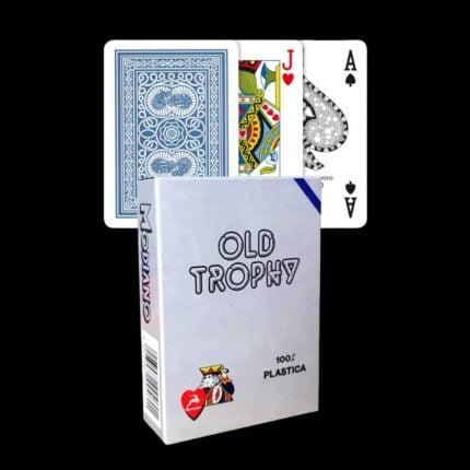 Карти за игра - Old Trophy Blue - Modiano playing cards покер магия трикове с карти cardistry цена цени пластмасови карти за покер със стандартен 4 corner индекс пластмасови карти за игра 100% plastic playing cards 4 corner standard index