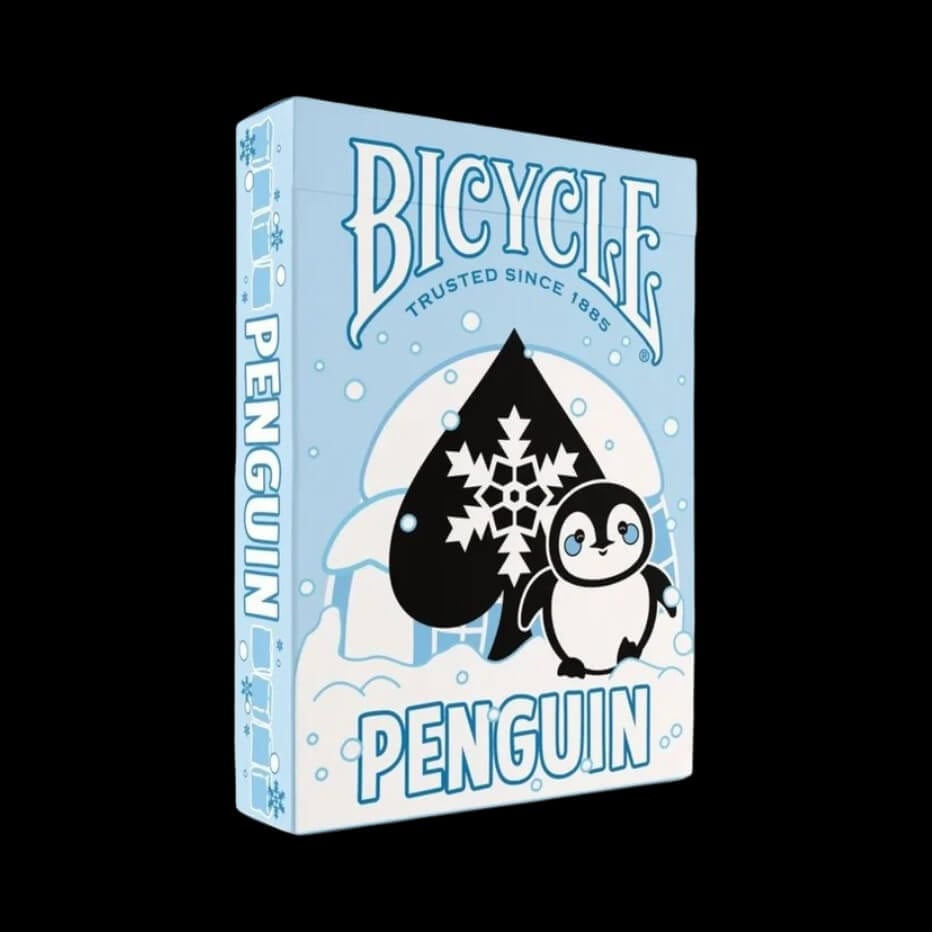 Карти за игра - Penguin - Bicycle playing cards покер магия трикове с карти cardistry цена цени сладки животни пингвин тематични карти с животни Карти за игра - Penguin - Bicycle playing cards покер магия трикове с карти cardistry цена цени сладки животни пингвин тематични карти с животни
