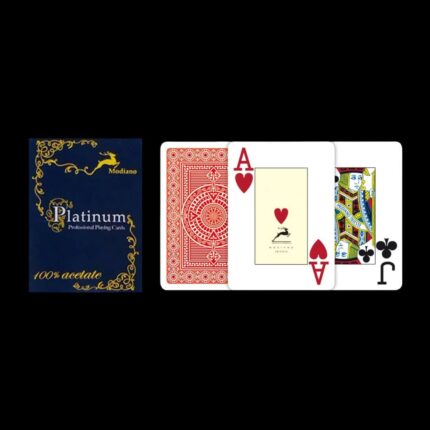 Карти за игра - Ramino Acetate Quality Red - Modiano playing cards покер магия трикове с карти cardistry цена цени пластмасови карти за покер с джъмбо индекс пластмасови карти за игра 100% plastic playing cards cellulose acetate целулозен ацетат