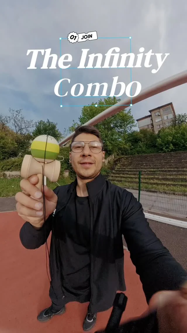 Infinity combo idea reborn. 
HOW TO PARTICIPATE?:
1. Comment what the next trick should be and we will make a video answer on your comment. 
2. Keep it simple - single name tricks, swaps, single juggles and no multiple taps.
3. Try to explain the right transition to practice your kendama combo vocabulary. 
Let's see where this combo will go #kendama 💯