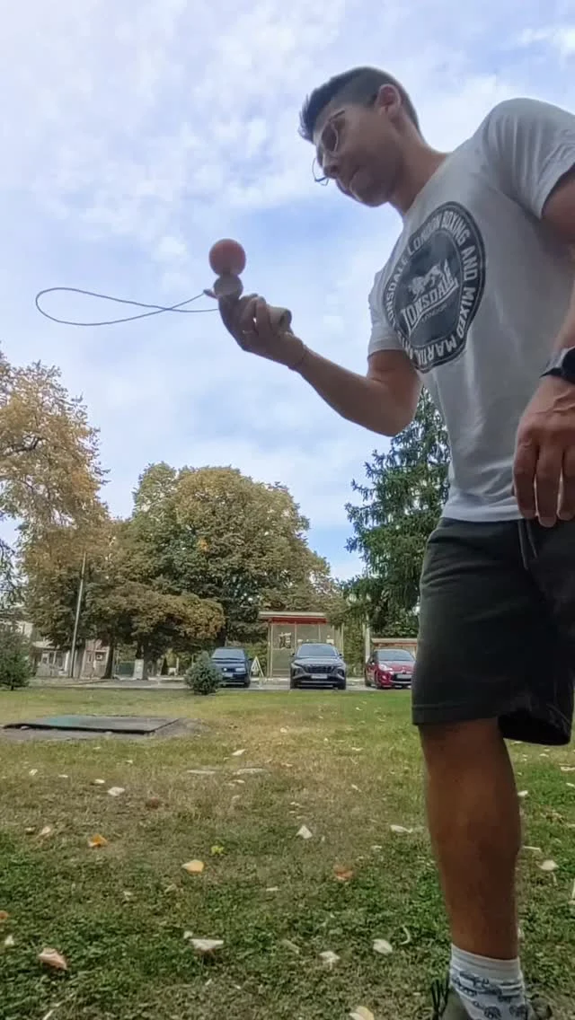 No hole wing balance is crazy hard 😮 #kendama #balance